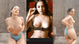 Strips boobies playful beauty full scene