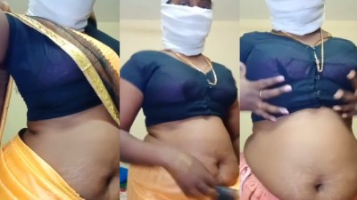 Trichy Confident Aunty Saree Kayati HD Video